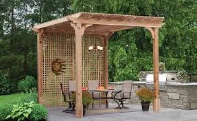 Modular Cedar Pergola or Privacy Screen: